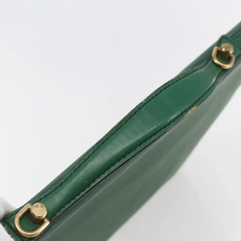 Louis Vuitton Epi Porte Documents Bandouliere Briefcase Green
